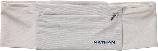 Nathan Zipster Max Running Belt, Running Belts for Women and Men, Bounce-Free Waist Pack with Extra Large Zipper Pocket, Smartphone Storage, Walking, Gym, Hiking
