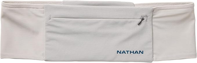 Nathan Zipster Max Running Belt, Running Belts for Women and Men, Bounce-Free Waist Pack with Extra Large Zipper Pocket, Smartphone Storage, Walking, Gym, Hiking