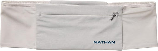Nathan Zipster Max Running Belt, Running Belts for Women and Men, Bounce-Free Waist Pack with Extra Large Zipper Pocket, Smartphone Storage, Walking, Gym, Hiking