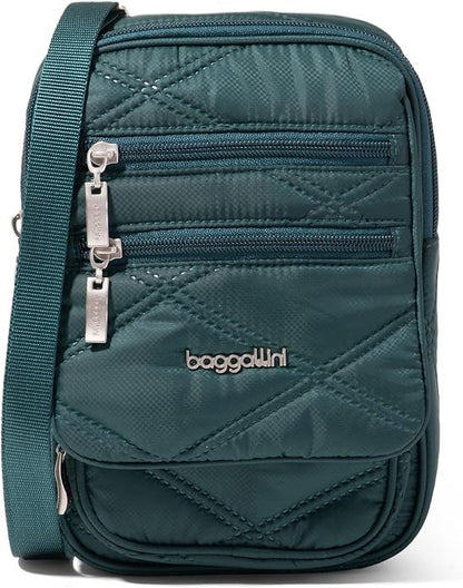 Baggallini Journey Crossbody Bags for Women 9x6 Small Lightweight Travel Handbag W/RFID