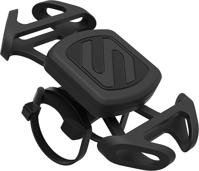 Scosche MBM2SMI MagicMount Magnetic Bike Phone Mount, Universal Fit, 360 views, Adjustable Rubber Elastic Bands, Magnet Mount for Cellphone