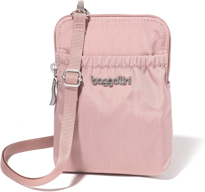 Baggallini Bryant Pouch Small Crossbody Bag for Women - Phone Purse with Crossbody Strap - Lightweight Crossbody Pouch