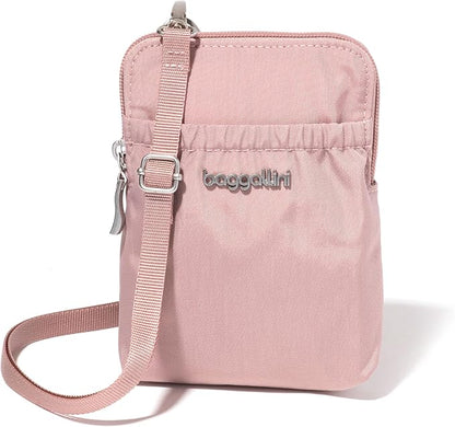 Baggallini Bryant Pouch Small Crossbody Bag for Women - Phone Purse with Crossbody Strap - Lightweight Crossbody Pouch