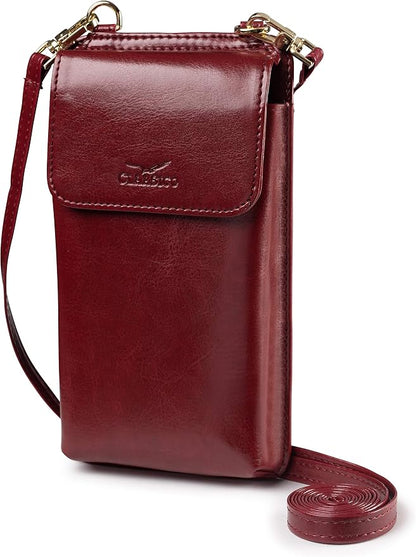 Claasico Crossbody Phone Purse for Women – RFID Phone Case Wallet w/Magnetic Closure & Separate Zipper Pocket Crossbody Bag