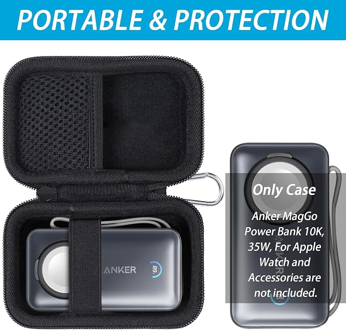 khanka for Anker Prime 26K, 300W Power Bank + Anker MagGo 10000mAh Power Bank Case