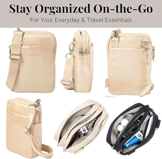 Baggallini Women's Modern Take Two Rfid Crossbody