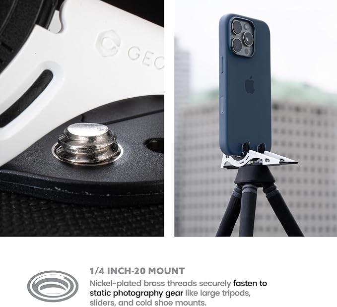 GEOMETRICAL Pocket Tripod PROv2 - Card-Size Stand, for iPhone, Panda White Universal Kit