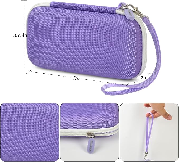 ANKHOH Portable Bank Charger Case for Charmast for VRURC for OHOVIV for SABANI for YILANS for CFIAI for LOVELEDI for RGVOTA for Miday for RONEGN for POIYTL for IAPOS Fast Charging Battery(Purple)