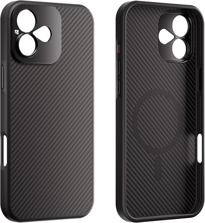 FREEWELL Pro Filmmaker Case for iPhone 16 Plus-17mm Lens & Magnetic Filter Mount Black