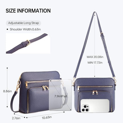 Crossbody Purses for Women Small Crossbody Bags for Women with Built in RFID Wallet