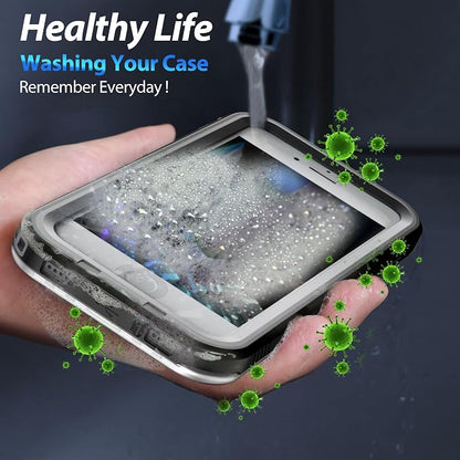 SPORTLINK Waterproof Case for iPhone SE 3rd 2022/iPhone SE 2nd 2020/iPhone 7/8 - Full Body Shockproof Dustproof Phone Screen Protector Rugged Waterproof Case for iPhone SE3/SE2/7/8 Clear