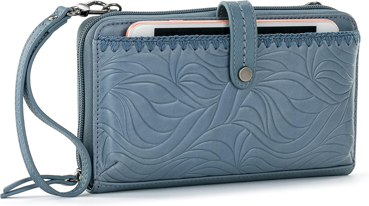The Sak Iris Smartphone Crossbody Purse - Small Women's Cellphone Bag & Wallet For Everyday- Convertible Wristlet With Zipper