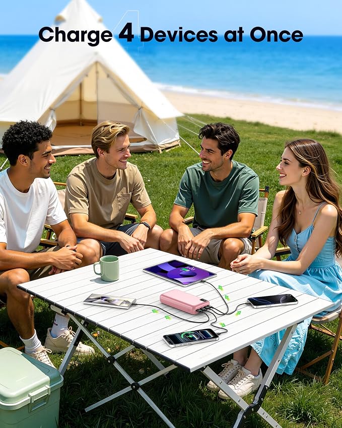 Portable Charger Power Bank 50000mAh Fast Charging Battery Bank | 30W USB C External Battery Pack LED Digital Display Phone Charger Travel Essential for iPhone 17/16/15/14/13/12, Samsung etc