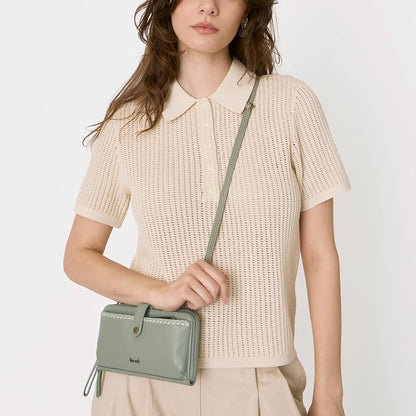 The Sak Iris Smartphone Crossbody Purse - Small Women's Cellphone Bag & Wallet For Everyday- Convertible Wristlet With Zipper
