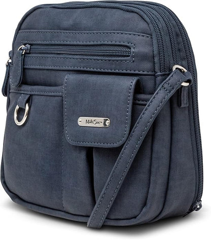 Multisac Women's MultiSac North South Mini Zip Around Crossbody