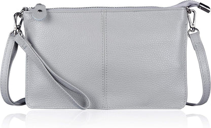befen Genuine Leather Wristlet Clutch Wallet Purses Small Crossbody Bags for Women with RFID Blocking Card Slots