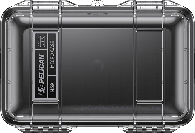 Pelican M50 Micro Case (Black/Clear)