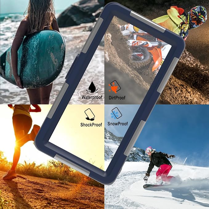 Underwater Phone Case for Snorkeling Diving 50ft/15m Waterproof Scuba Photo&Video Housing for iPhone17/16/15/14/13/12/11/Xr/X/Xs(Pro Max/Plus/Pro/Air) Samsung Galaxy S25/S24/S23-S21 Ultra Blue-Orange