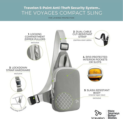 Travelon Anti-Theft The Voyages Compact Sling