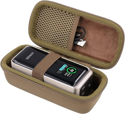 khanka Case for Anker Prime Power Bank 12000mAh 130W/20000mAh 200W,Case Only (Golden)