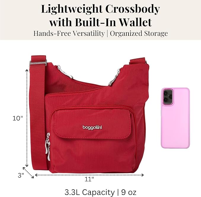 Baggallini Women Criss Cross Crossbody Bag