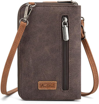 Montana West Small Crossbody Bags for Women Western Handbag with Cash Slots