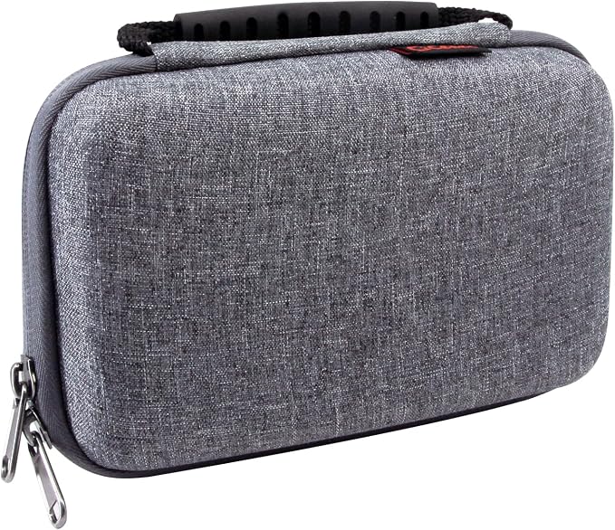 Cellet Hard EVA Case for External Hard Drive, Power Bank, Smartphones, Mesh Pockets (GRAY)