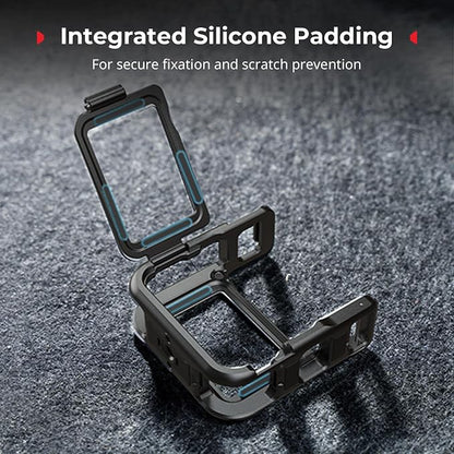 SmallRig Half Cage for DJI Osmo Nano, with a 1/4"-20 Threaded Hole/Quick Release Mount for DJI/Cold Shoe Mount