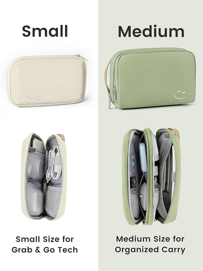 Travelkin Travel Cord Organizer, Cable Organizer For Electronic Accessories | Small electronics organizer,charger organizer travel case, lightweight tech pouch for Card,Usbs, travel essentials