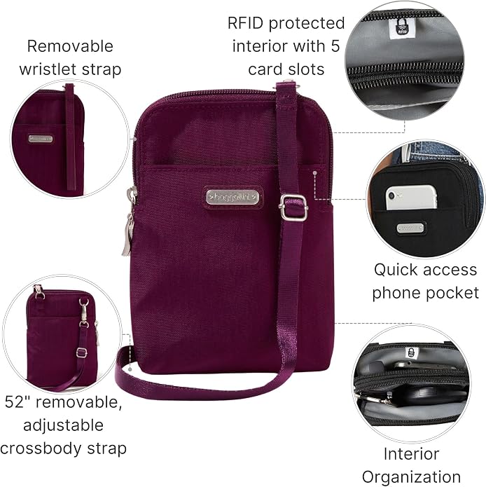Baggallini The New Classic Collection Take Two RFID Bryant Crossbody