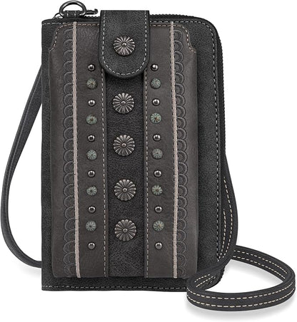 Montana West Small Crossbody Bags for Women Western Handbag with Cash Slots