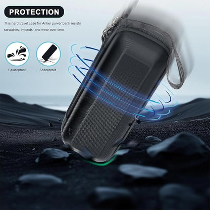 Case for Anker Prime/Laptop/ 737 Power Bank, Portable Charger Storage for Anker 3 in 1 Powerbank Battery Pack, Fast Charging Station 25000mAh/ 24000mAh/ 26,250mAh Holder Travel Pouch- Box Only