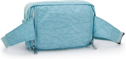 Kipling Women’s Abanu Multi Crossbody Bag, Lightweight, Adjustable Nylon Waist Pack with Multi-Compartment Zip Pockets