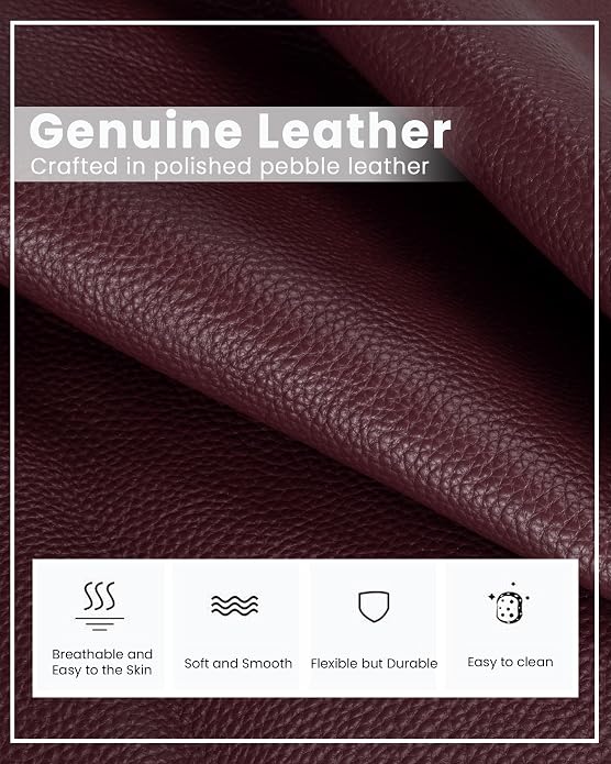 befen Genuine Leather Small Crossbody Bags for Women, Cell Phone Cross body Purse Bag with RFID Blocking Card Slots