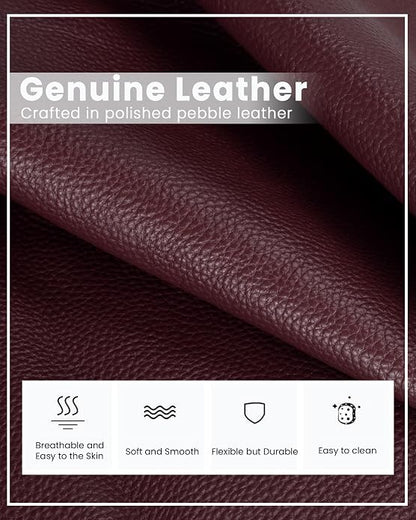 befen Genuine Leather Small Crossbody Bags for Women, Cell Phone Cross body Purse Bag with RFID Blocking Card Slots