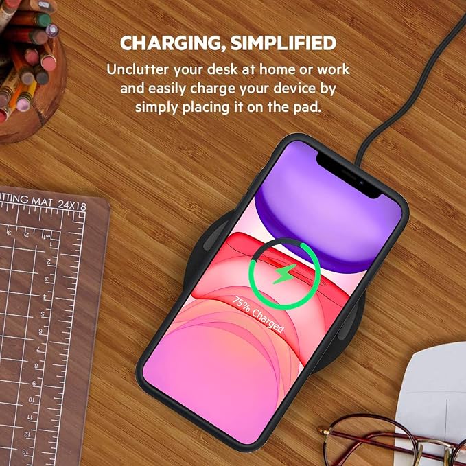 Battery Case for iPhone 11, [10000mAh] Enhanced Rechargeable Portable Protective Qi Wireless Charger Case Pack Support CarPlay Wireless Charging Case Compatible with iPhone 11 (6.1 inch)-Black