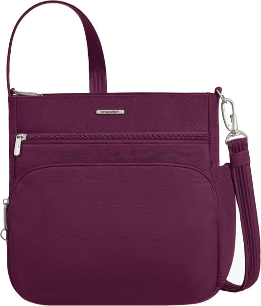 Travelon Anti-Theft Classic North/South Crossbody Bag