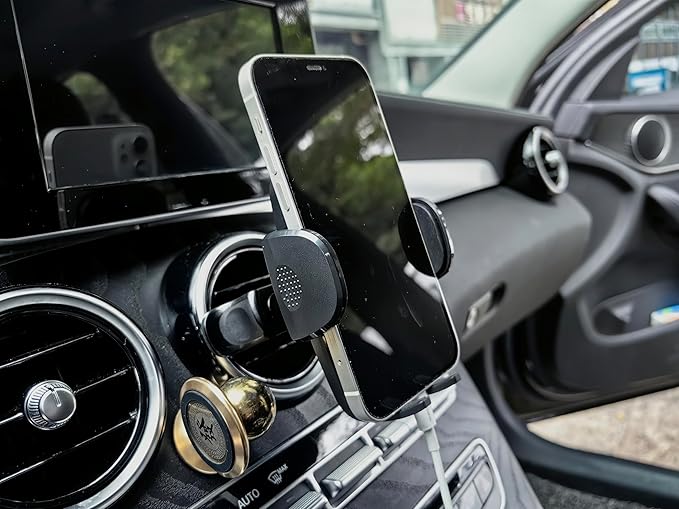 Car Cell Phone Holder Mount for Mercedes Benz GLC GLC300 C C300 E E350 A B CLA 250 300 GLA GLA250 GLB GLB250 GLK 350 450 EQB EQS CLS G AMG Class A220 E300 Sprinter 2016-2024 Vent Accessories