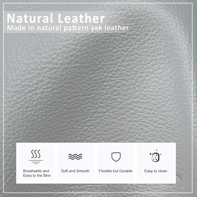 befen Genuine Leather Small Crossbody Bags for Women Cell Phone Bag Cross Body Purses,Silver Zipper