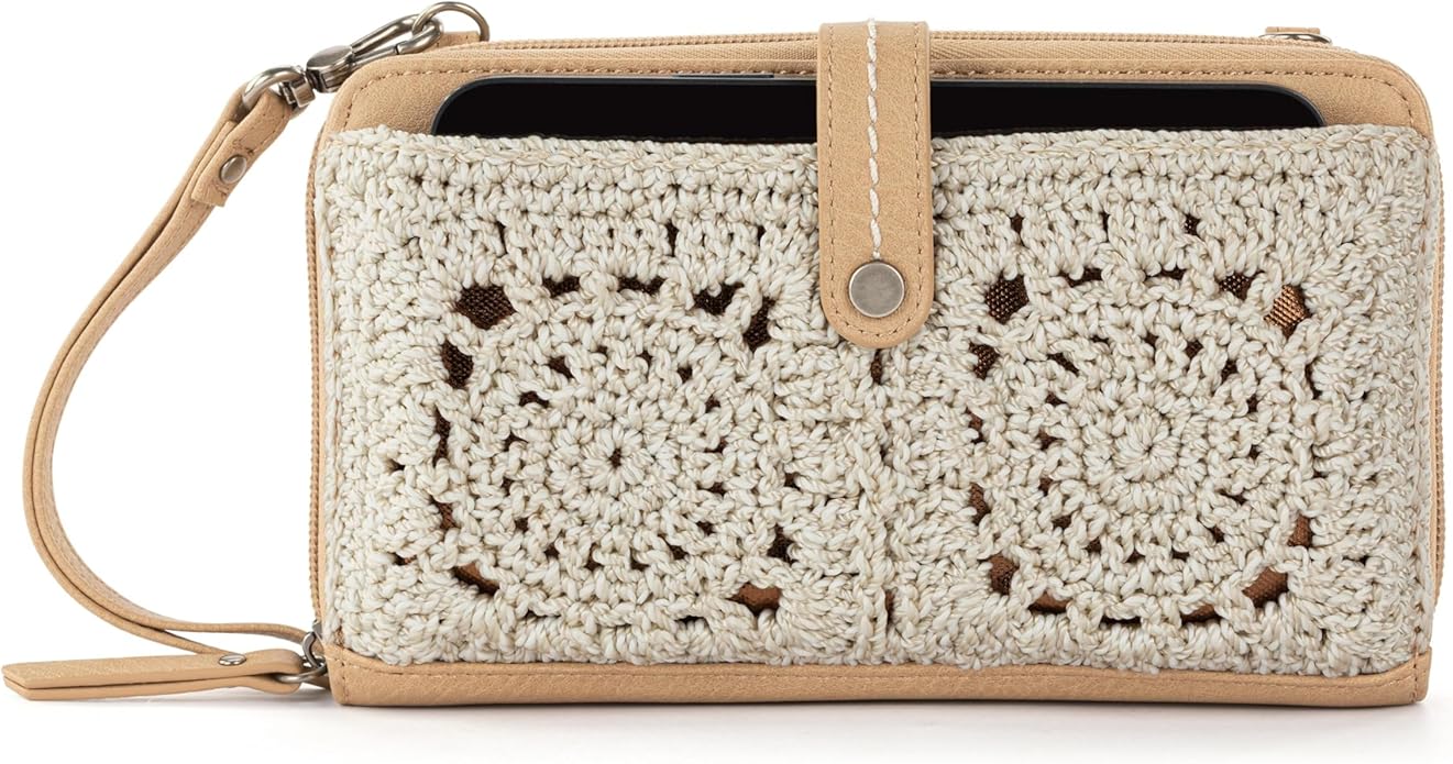 The Sak Iris Smartphone Crossbody Purse - Small Women's Cellphone Bag & Wallet For Everyday- Convertible Wristlet With Zipper