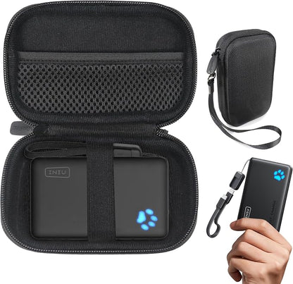 CaseSack Case for INIU Portable Charger 2-Ultra Slim (Black)