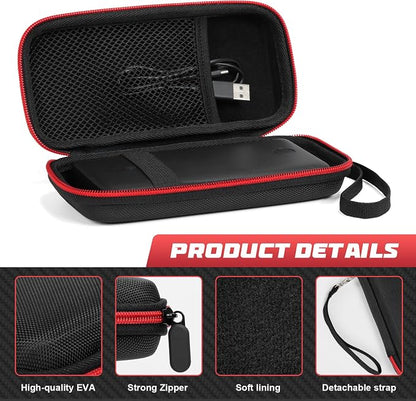 Travel Case Compatible with Anker/ for POIYTL /for IAPOS /for SABANI /for OHOVIV /for RGVOTA /for Pxwaxpy Portable Charger Power Bank, Storage Holder for Fast Charging Battery Pack (Case Only)