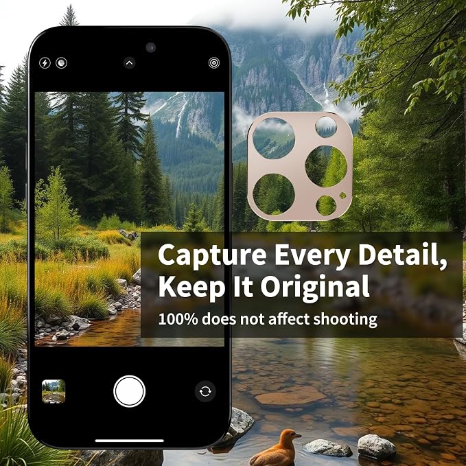 SWITCHEASY LenShield Aluminum Alloy Camera Lens Protector for 2024 iPhone 16 6.3" Pro, 16 6.9" Pro Max - Rosé Gold