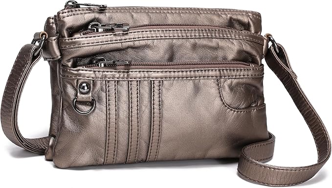 MINICAT Multiple Pockets Small Crossbody Purse Cell Phone Purse Shoulder Bags for Women Cross Body Bag for Woman