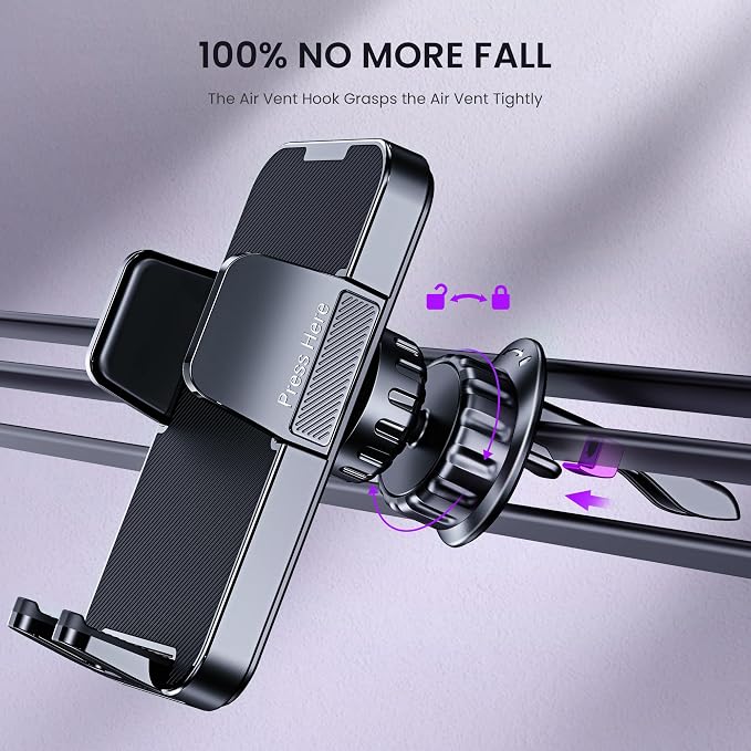 Car Phone Holders for Car Air Vent Phone Mount Universal Automotive Accessories Car Mount Cradles Fit for iPhone Android Smartphones