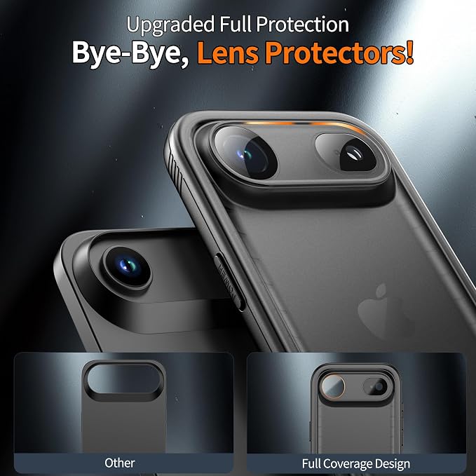 Cozycase TOP Waterproof Case for iPhone Air - Military Heavy Duty 360 Shockproof Full Body with Screen Camera Protector Double IP68 Water Dust Drop Proof Hard Rugged Tough Front Back Slim Cover