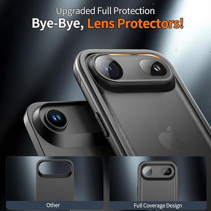 Cozycase TOP Waterproof Case for iPhone Air - Military Heavy Duty 360 Shockproof Full Body with Screen Camera Protector Double IP68 Water Dust Drop Proof Hard Rugged Tough Front Back Slim Cover