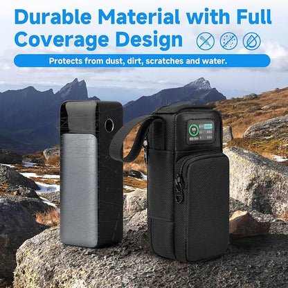 Travel Case for Anker 737 Power Bank 24,000mAh 3-Port, Protective Storage Bag Pouch for Anker 737 PowerCore 24K Portable Charger (Case Only) - Black