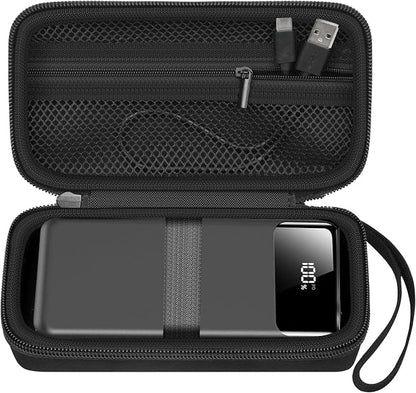 Portable Bank Charger Case for OHOVIV for SABANI for Charmast for VRURC for YILANS for CFIAI for LOVELEDI for RGVOTA for Miday for RONEGN for POIYTL for IAPOS Fast Charging Battery(Black)(2Packs)