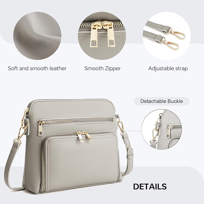 Crossbody Purses for Women Small Crossbody Bags for Women with Built in RFID Wallet